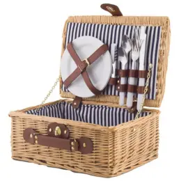 2-Person Rattan Picnic Side
